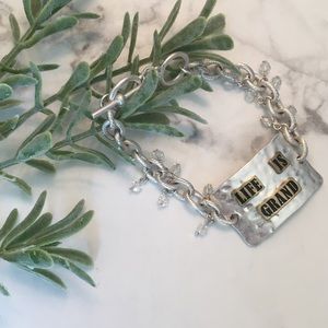 Boutique • “Life is grand” bracelet